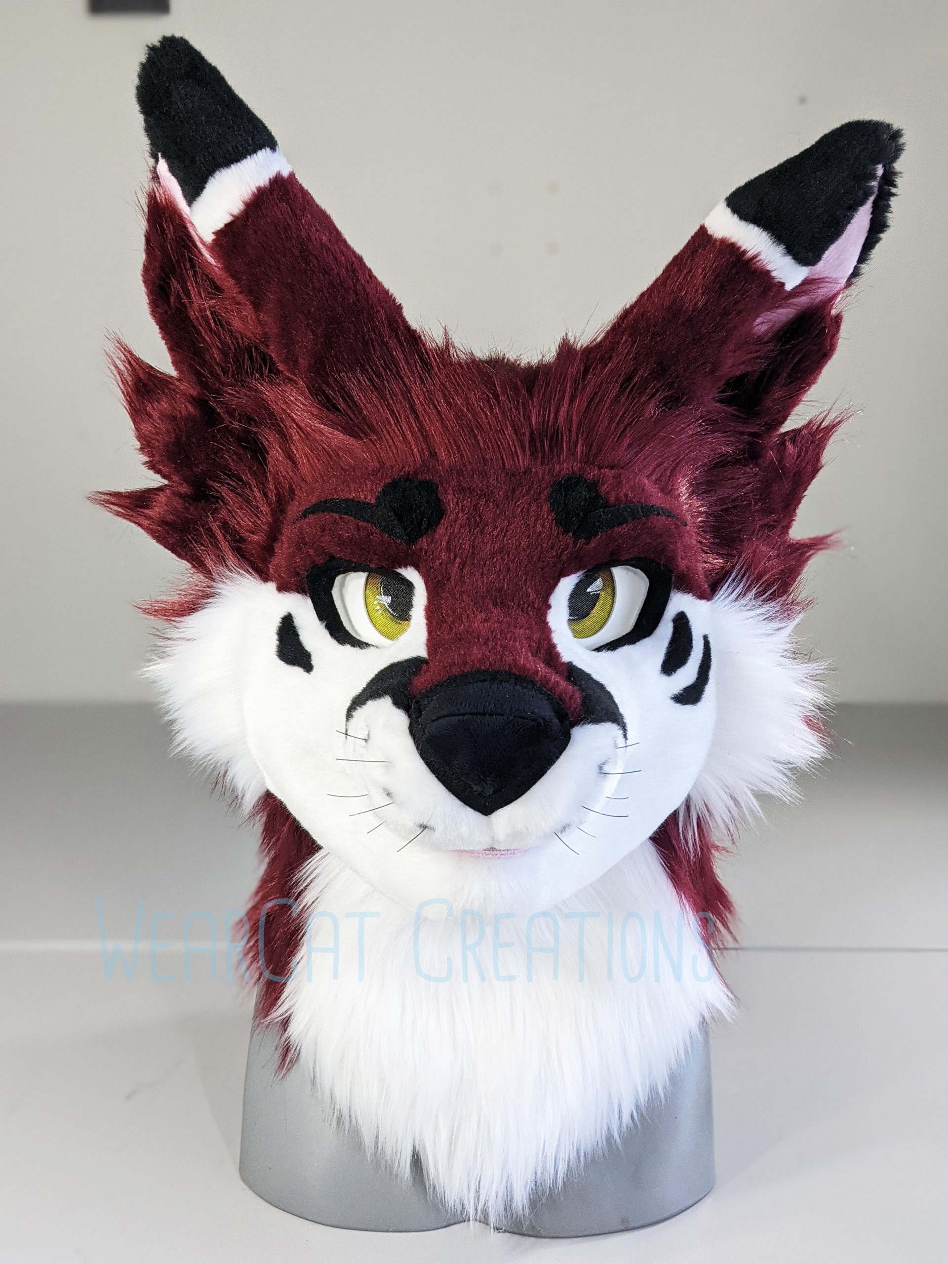 Fursuit with whiskers and airbrush